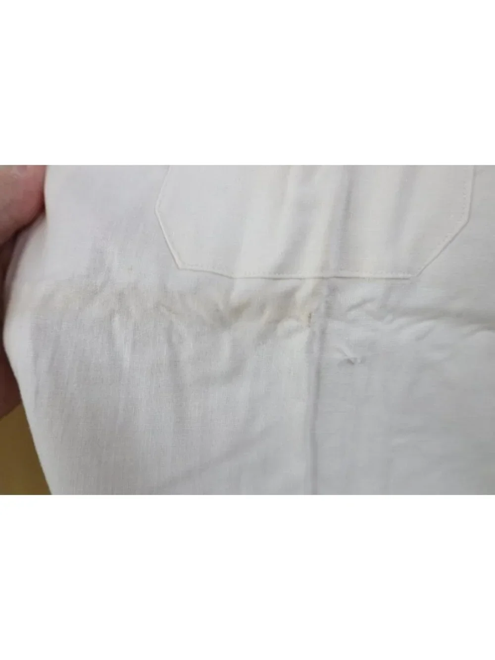 Deadstock 50s Unissued German Military Mens 36 Hospital Grandpa Marine Shirt